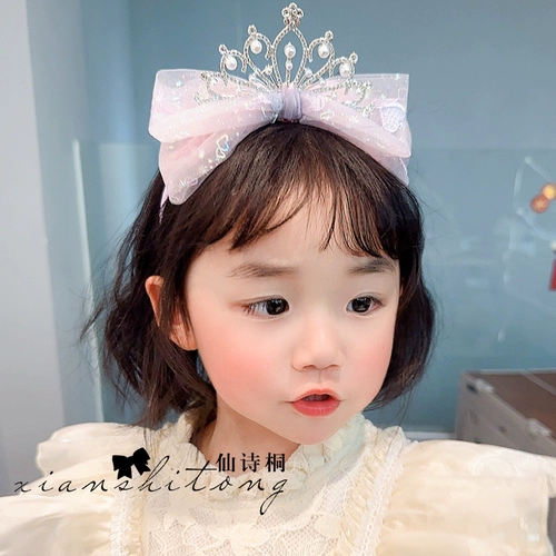 Ободок для принцессы с бантиком