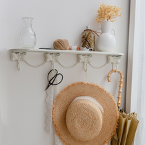 French retro hooks for living room balcony decoration clothes hooks creative wall hangings storage shelves