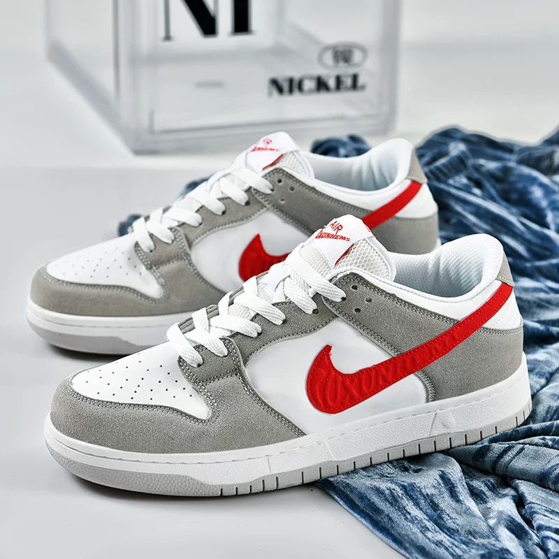 Путян AJ мужские туфли соединение текст Dunk low -top SB кроссовки пара пара молодые досуг универсальные спортивные женские туфли