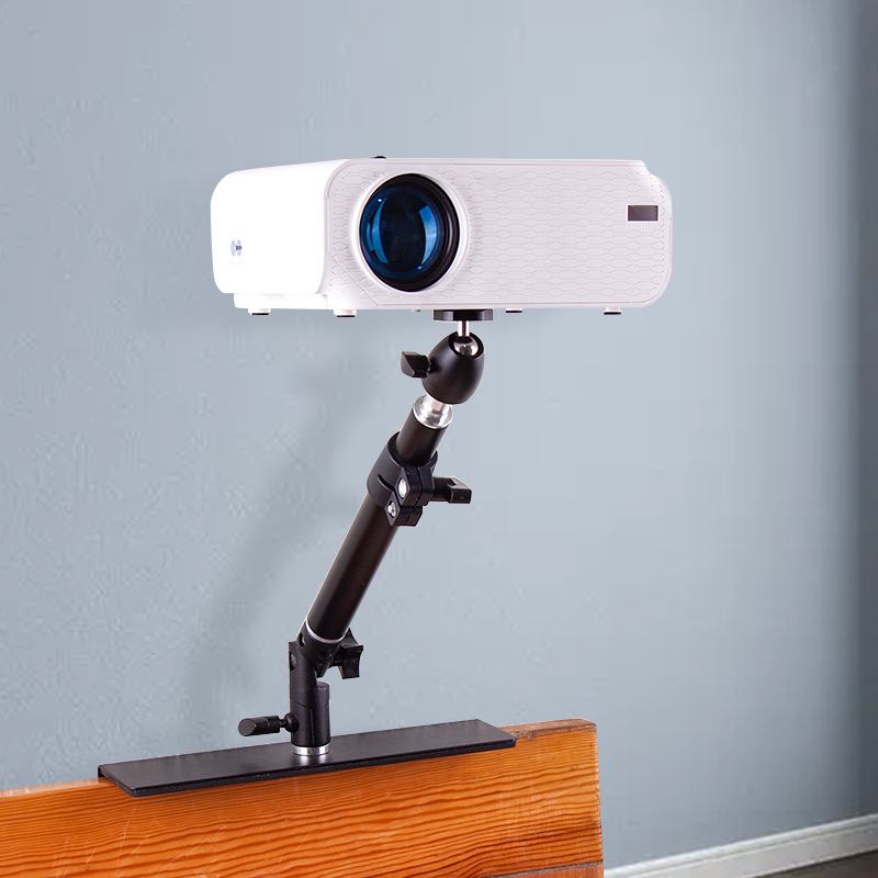 Clamp-free punch-free projector holder headboard hidden home living room sofa leaning against wall shelf suitable for extreme rice z6x nut when bepro Xiaomi Xiaoming Q1 leaning against wall projector support frame sub-Taoba