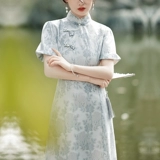 汀玥苓 Ципао, легкое летнее платье, китайский стиль, подходит для подростков