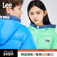 Lee Детский зимний пуховик, удерживающая тепло куртка для мальчиков с капюшоном, детская одежда