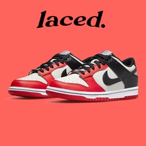 Nike Dunk Low Chicago White Red Black Womens Low Top Sports and Leisure Shoes DO6288-100