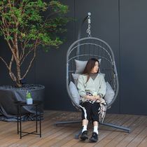 Garden garden to dismantle swing chair Outdoor leisure balcony simple cross - border single - person folding vine cradle