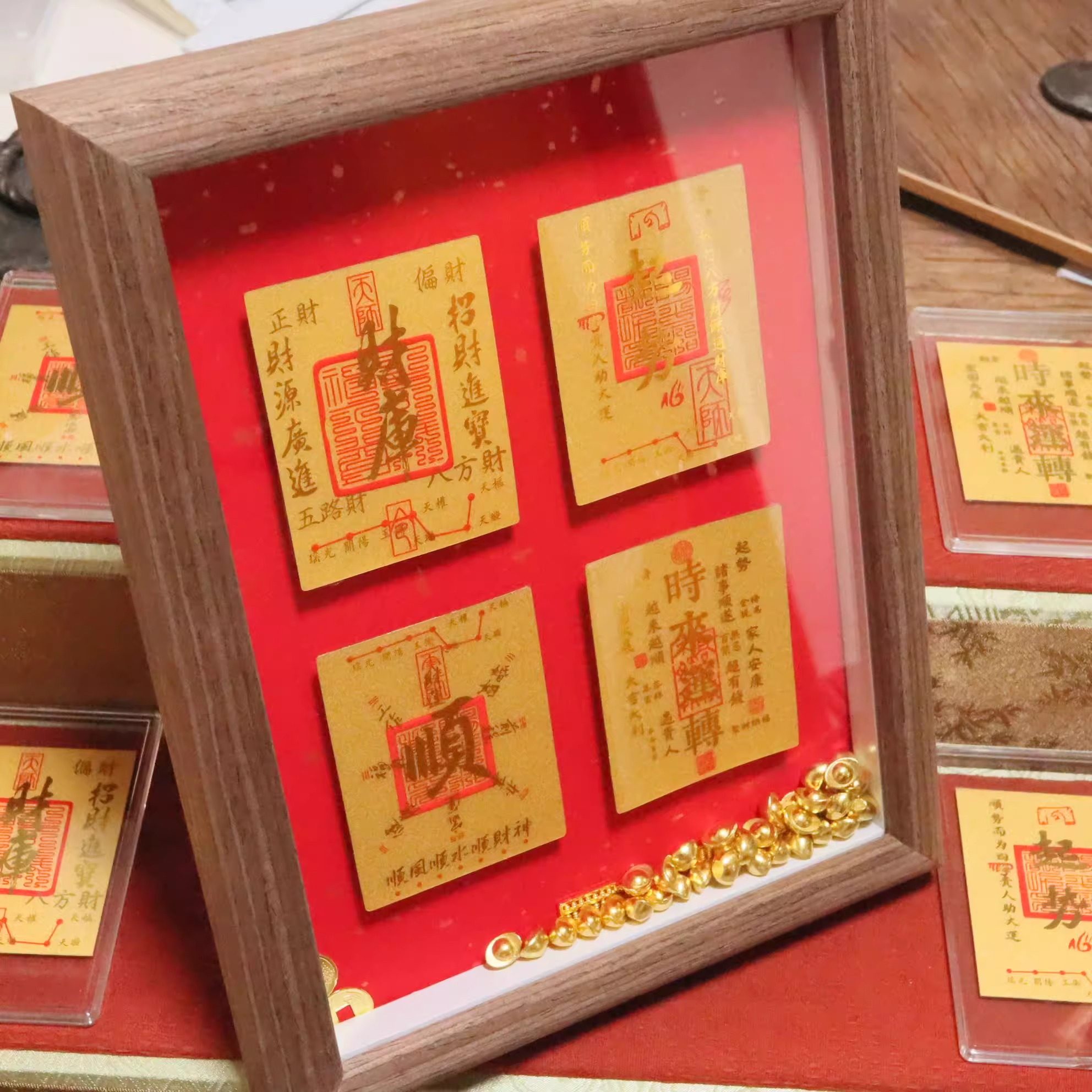 Hangzhou Direct Delivery 2026 Year of the Horse Zodiac Year Mobile Phone Sticker, Wealth Treasure Amulet, Attracts Wealth and Good Fortune, Brings Luck and Prosperity