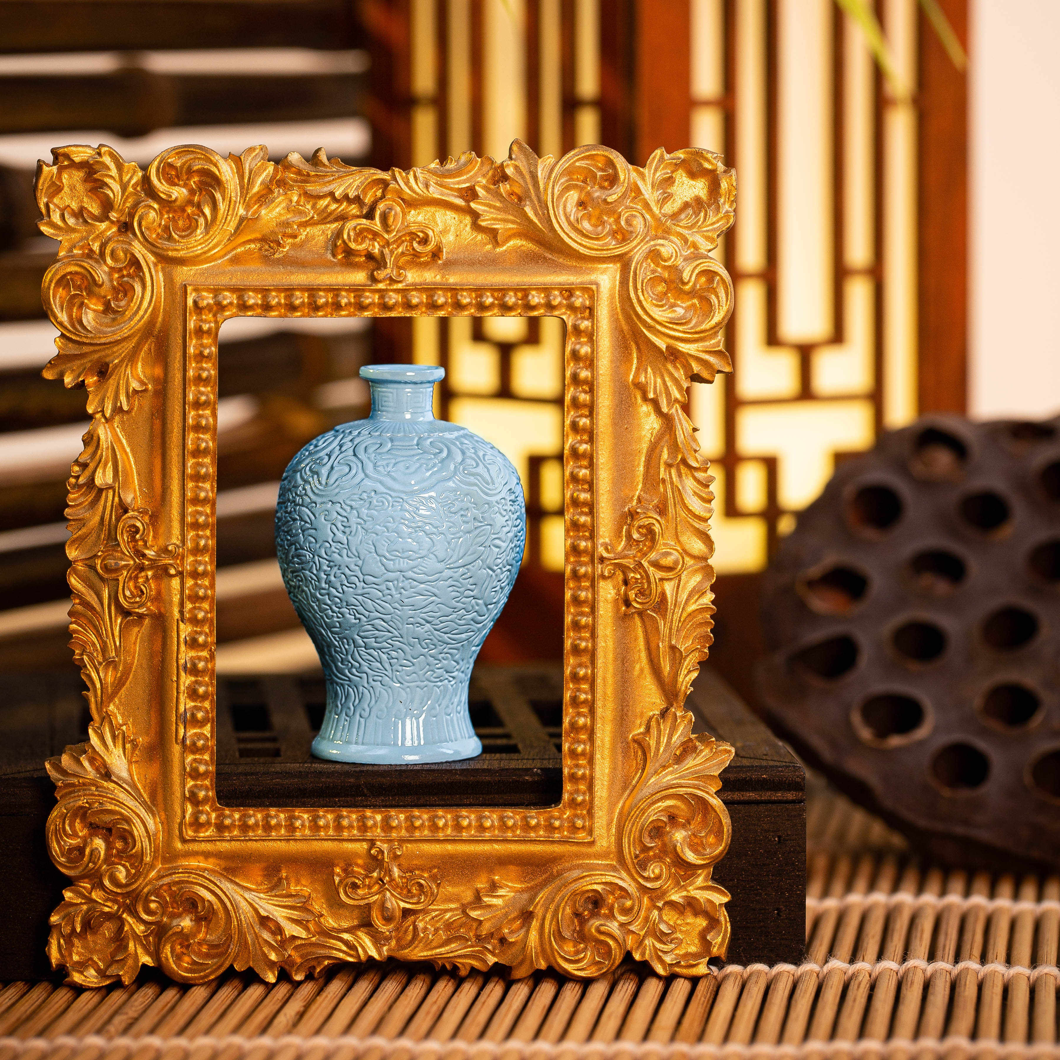 雍正年制 花瓶二個 送料込み￼