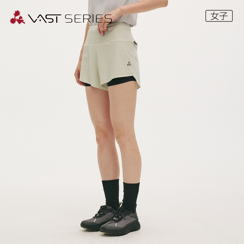 Vast Boundless-Mountain Mist Women's 4inch Lined Cordura 3-in-1 Storage Trail Running Shorts Vast Boundless-Mountain Mist Women's 4inch Lined Cordura 3-in-1 Storage Trail Running Shorts