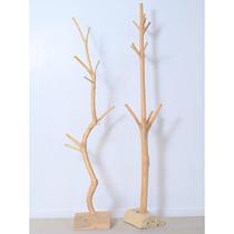 Dry Branches Natural Logs Real Clothes Hat Day VUY Shelf Hotel Folk Hanging Clothes Hanger Bedrooms Brief Modern Home Wood Juku