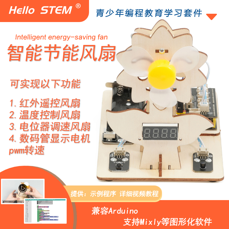 Intelligent Fan Control System Graphical Programmable Hardware Arduino Creative Maker Design Works