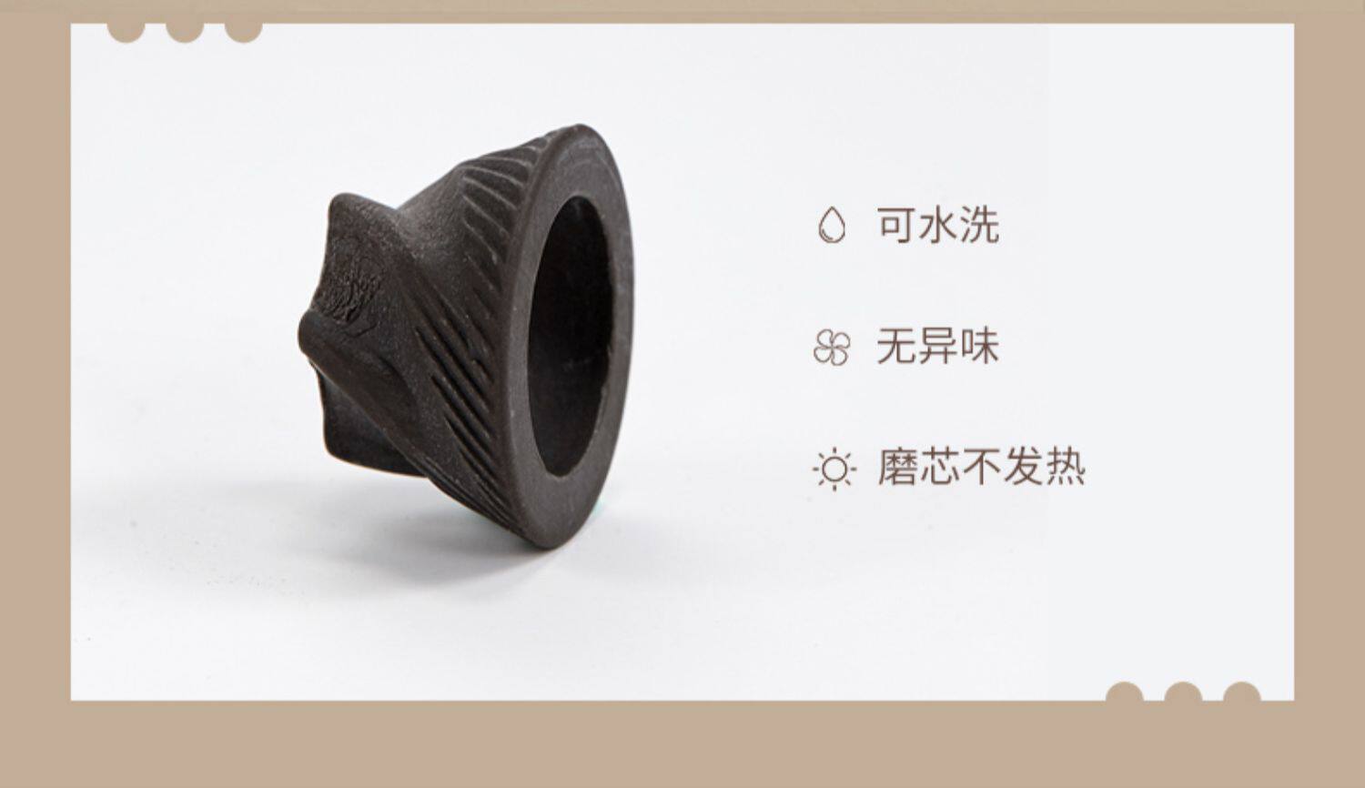 кофемолка sog索格手磨咖啡机手摇磨豆机手动便携式家用手冲研磨咖啡豆器具