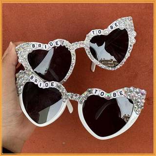 New bridal masonry letter glasses and sunglasses