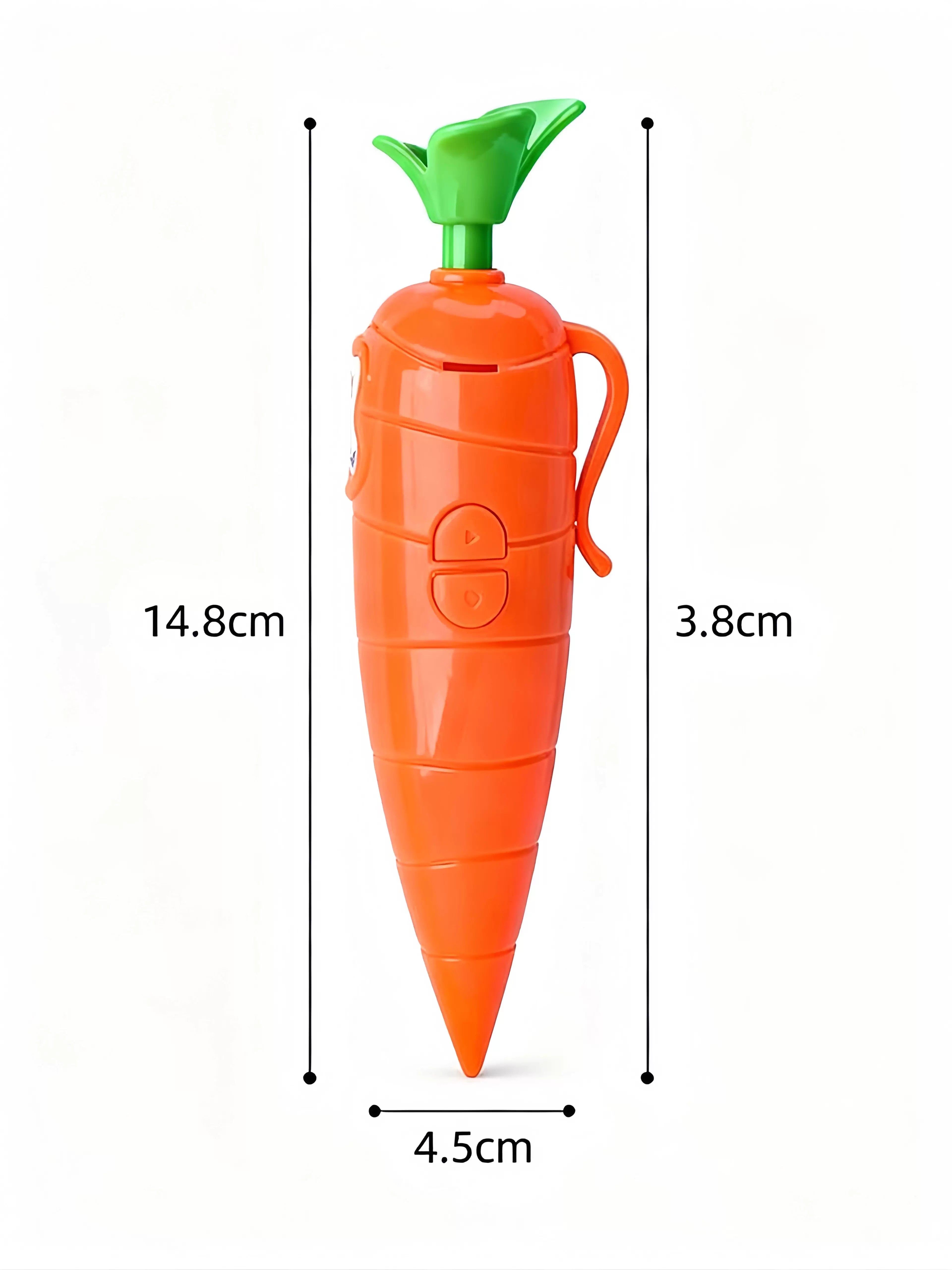 Judy's Same Carrot-Shaped Voice Recorder, Zootopia Character Nick, Lightning Keychain, 2026 New Model, Press-To-Record