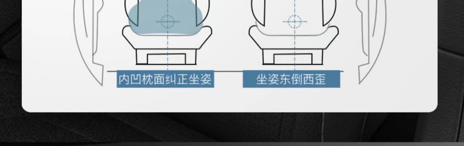 Car lumbar support summer car main driving cushion lumbar cushion car seat lumbar support back cushion driving waist protection artifact