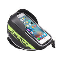 Bike Bag Saddle Bag Waterproof Touch Screen Mobile Phone Bag Mountain Bike Accessories Car Front Bag Bike Headstock Bag