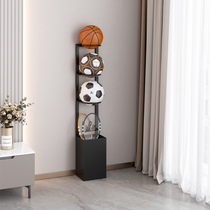 Basketball storage rack home indoor table tennis ball storage basket badminton racket sports equipment storage rack