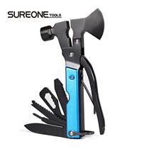 Special hammer for camping fishing smashing multi-functional hammer professional pure steel combined window-breaking car horn new artifact