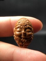 Olive stone carving Zakirams past and present life new cute unpopular niche literary play pendant style three-way style