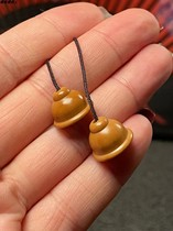 Olive stone carved bells small tibia disciple bead bells