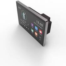 New 7-inch Android background music ceiling speaker host 485wifi Bluetooth AUX touch network port scheduled playback