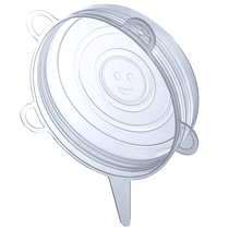 Food grade silicone gel lid freshness cover round universal sealed tank bowl cover leftover food freshness 947g