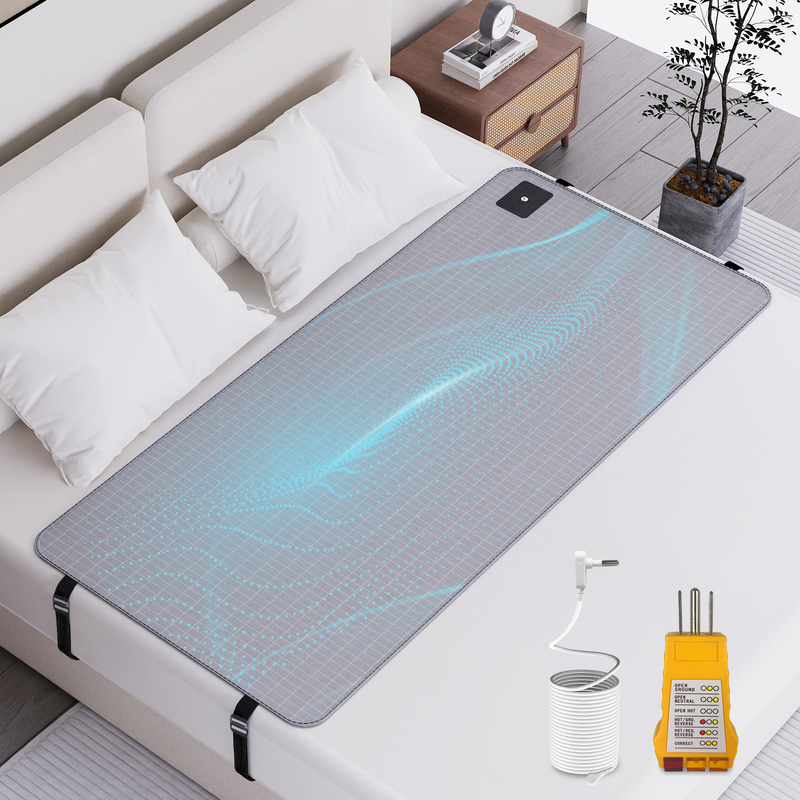 Grounding Sheets, Mattress Fiber Pillowcases, Grounding Mats, Anti-Static, Healthy, Comfortable Sleep, Grounding Mats