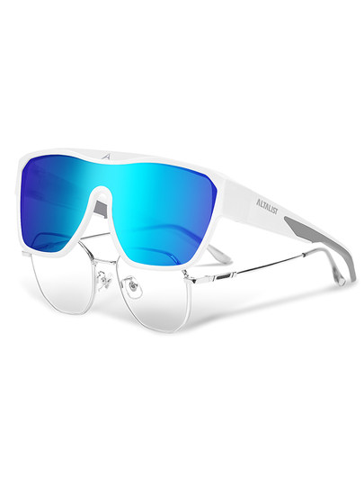 (Nearsighted Glasses) Supreme Cycling Glasses, Outdoor Mountaineering Sports Sunglasses, Polarized Driving Glasses, Uv Protection for Men and Women