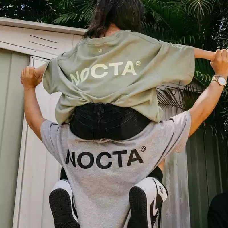 NOCTA Drake свободная футболка с короткими рукавами 2024 лето дышащая молодежная повседневная футболка с буквенным принтом