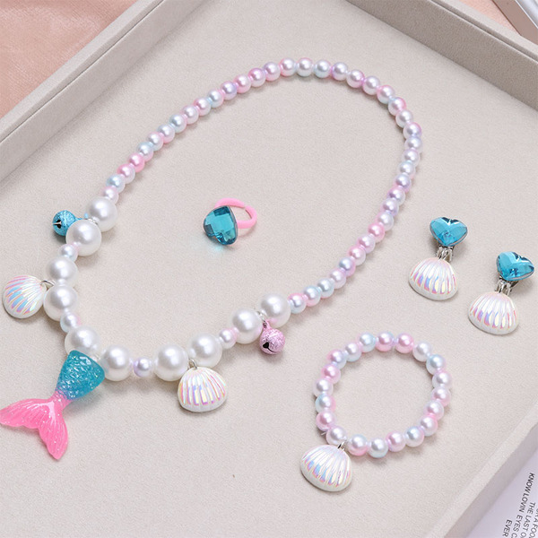Princess Baby Girl Mermaid Tail Children's Necklace — 3