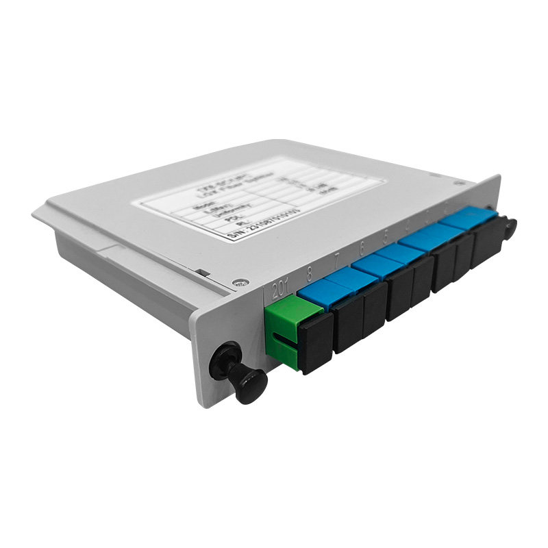 Wayos Fiber Optic Splitter 1 in 4, Plug-In Type Fiber Optic Splitter 1 in 4/8/16/32/64, Card-Type Optical Splitter 1 in 8, Sc/Upc/Plc Square Port All-Optical Networking