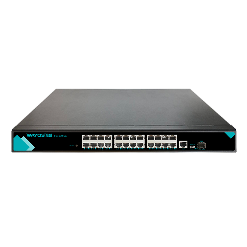 Wayos Weimeng Full Gigabit Cloud Managed Poe Switch 10-Port 18-Port 26-Port Web Mobile App Applet Remote Management Network Managed Rack-Mounted Vlan Aggregation Troubleshooting