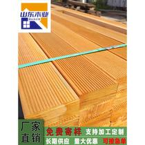 Outdoor pineapple lattice anticorrosive wood floor plank board garden fence courtyard terrace solid wood outdoor eucalyptus board