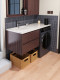 Woven Storage Basket under the Bathroom Cabinet, Hotel-Style Bathroom Storage Box, Imitation Rattan Storage Basket, Storage Basket, Storage Basket