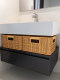 Woven Storage Basket under the Bathroom Cabinet, Hotel-Style Bathroom Storage Box, Imitation Rattan Storage Basket, Storage Basket, Storage Basket