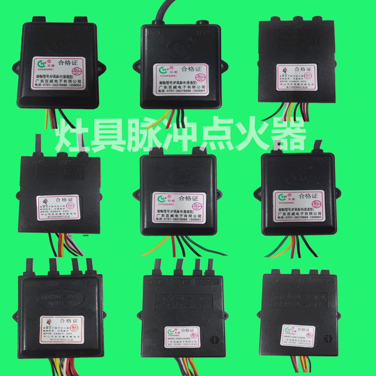 Budweiser pulse igniter Gas stove accessories with alarm Gas stove stove Single and double mouth gas stove Longwei electronic flame arrester