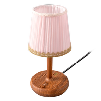 Multifunctional bedroom bedside lamp American retro warm light atmosphere lamp socket decorative lamp student dormitory table lamp 1322