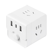Rubiks cube multi-purpose usb socket converter plug strip dormitory with one turn multi-hole bit 322