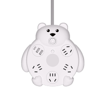 Cartoon dormitory multi-functional socket strip usb converter multi-socket power strip wiring board expansion 1322
