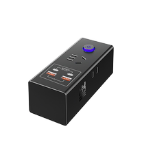 Fast charging gallium nitride charger one-turn multi-function vertical Rubiks Cube USB socket converter plug-in strip 1322