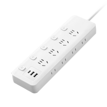Power strip panel student multi-function socket USB extension power strip switch control drag strip 1322