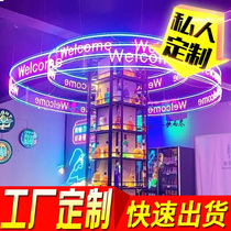 Пользовательский Billboard Light с Night View Lamp Optical Optical Optical Red to Card Point Bar Barbecue Night Market Stall