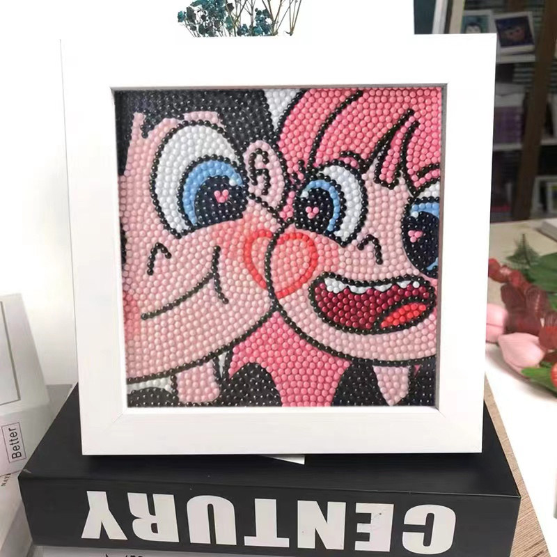 Lovers Diamond Painting Diy Handmade Birthday Gift Valentine's Day send to friends and friends to make stickup Star butterfly Princess-Taobao