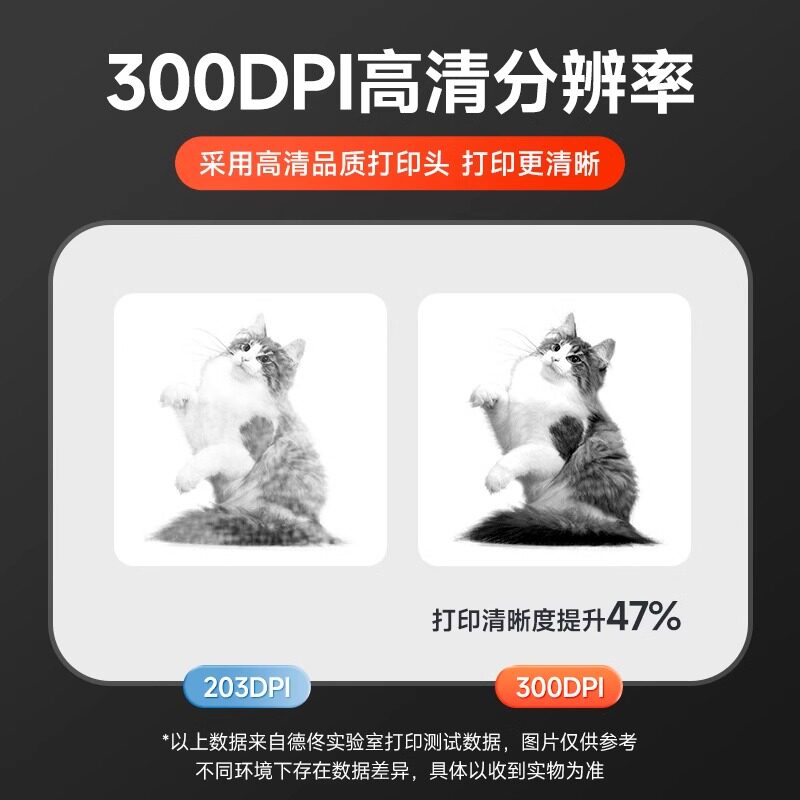 [300Dpi High-Definition Printing] Detong Office Dt-353 Thermal Transfer Label Printer Portable Bluetooth Silver Fixed Asset Adhesive Handheld Small Ribbon Matte Silver Sticker Printer