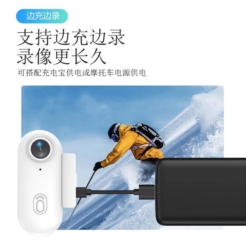 Mo Xueqing 4K Thumb Camera for Outdoor Cycling, Diving, Hiking, Pet Sports, Pocket Camera with Anti-Shake