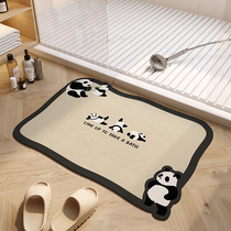 Cartoon Silicon Algae Clay Foot Mat Bathroom Ground Mat Speed Dry Anti Slip Rug Toilet Doorway Toilet Suction Pad 2461