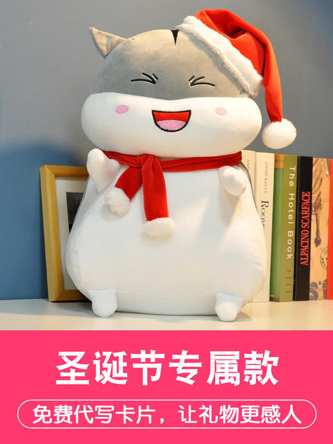 Hamster Doll Hand Warmer Pillow for Girls, Sleeping Doll Plush Toy, Birthday Gift for Girls and Boys