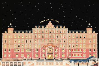 Wooden Puzzle 1000 Pieces for Adults to Relieve Stress, Educational for Students, Boredom-Relief, High-Difficulty Puzzle Pieces, Grand Budapest Hotel