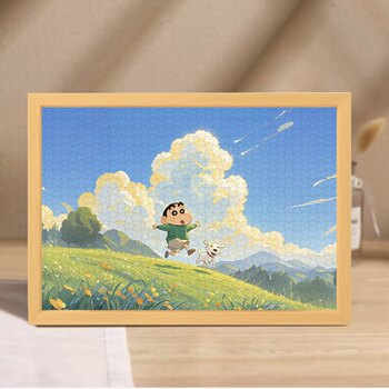 Crayon Shin-Chan Puzzle 1000 Pieces Children's Toy Educational Adult Stress-Relief Puzzle Anime Cartoon Birthday Gift Decoration