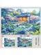 Landscape Puzzle 1000 Pieces Can Be Equipped with Photo Frames to Decompress Educational Toys Adult Version Often in All Seasons with High-Looking Decorative Paintings