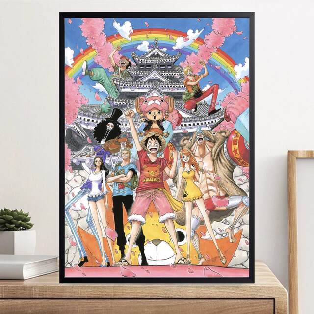 One Piece Wooden Puzzle 1000 Pieces for Adults over 12 Years Old, Educational and Stress-Relieving Children's Toy, Gift for Friends' Birthdays