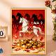 Year of the Horse: Horses Galloping, Jade Horses Stepping on Ingots, Instant Wealth, New Year Puzzle DIY Gift 300/500 Pieces 1000 Pieces
